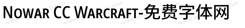Nowar CC Warcraft字体转换